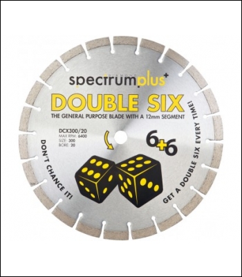 Spectrum Dcx Double Six Trade General Purpose Diamond Blade