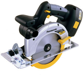 Panasonic Cordless EY-3551-GQW 18 Volt Circular Wood Saw 165mm Blade