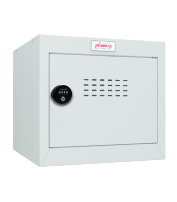 Phoenix CL0344GGC Size 1 Light Grey Cube Locker with Combination Lock - Code CL0344GGC