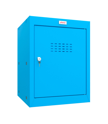 Phoenix CL0544BBK Size 2 Blue Cube Locker with Key Lock - Code CL0544BBK