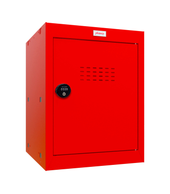 Phoenix CL0544RRC Size 2 Red Cube Locker with Combination Lock - Code CL0544RRC