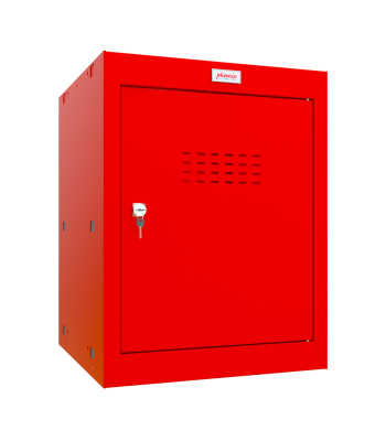 Phoenix CL0544RRK Size 2 Red Cube Locker with Key Lock - Code CL0544RRK