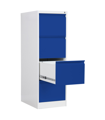 Phoenix FC Series FC1004GBK Filing Cabinet in Blue - Code FC1004GBK