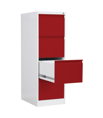 Phoenix FC Series FC1004GRK Filing Cabinet in Red - Code FC1004GRK