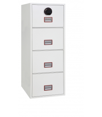 Phoenix World Class Vertical Fire File FS2254F 4 Drawer Filing Cabinet with Fingerprint Lock