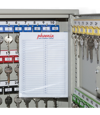 Phoenix Extra Security Key Cabinet KC0073K 200 Hook with Mechanical Digital Lock