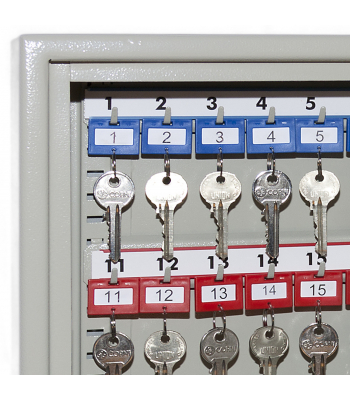 Phoenix Extra Security Free Standing Key Cabinet KC0076K 1000 Hook with Key Lock