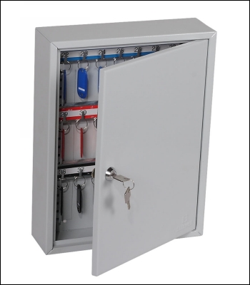 Phoenix Commercial Key Cabinet KC0601K 42 Hook with Key Lock.