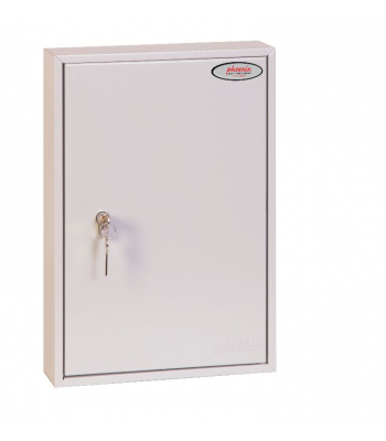 Phoenix Commercial Key Cabinet KC0602P 64 Hook with Euro Cylinder Lock Case