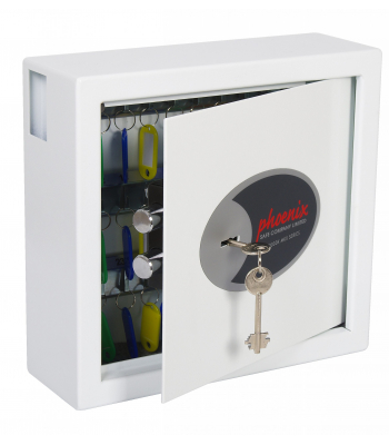 Phoenix Cygnus Key Deposit Safe KS0031K 30 Hook with Key Lock