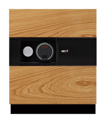 Phoenix Next LS7001FO Luxury Safe Size 1 in Oak with Fingerprint Lock