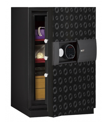 Phoenix Next LS7002FB Luxury Safe Size 2 in Black with Fingerprint Lock
