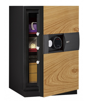 Phoenix Next LS7002FO Luxury Safe Size 2 in Oak with Fingerprint Lock