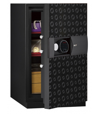 Phoenix Next LS7003FB Luxury Safe Size 3 in Black with Fingerprint Lock