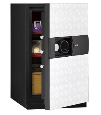 Phoenix Next LS7003FW Luxury Safe Size 3 in White with Fingerprint Lock