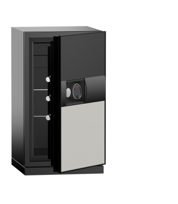 Phoenix Next Plus LS7013FAC Luxury Safe Dark Grey and Cream with Fingerprint Lock - Code LS7013FAC