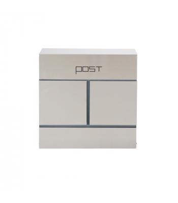 Phoenix Estilo Top Loading Letter Box MB0124KS in Stainless Steel with Key Lock