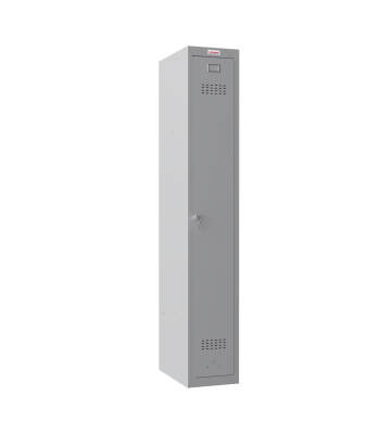 Phoenix PL 300D Series PL1133GGK/ADD 1 Column 1 Door Personal locker in Grey with Key Lock - Code PL1133GGK
