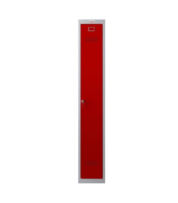 Phoenix PL 300D Series PL1133GRK/ADD 1 Column 1 Door Personal locker in Red with Key Lock - Code PL1133GRKADD
