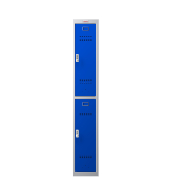 Phoenix PL 300D Series PL1233GBE/ADD 1 Column 2 Door Personal locker in Blue with Electronic Lock - Code PL1233GBEADD