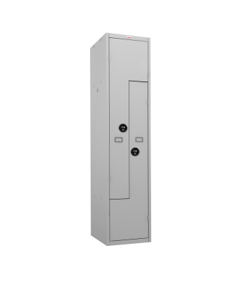 Phoenix PLZ Series PLZ1240GGC 1 Column 2 Door Personal locker in Grey with Combination Lock - Code PLZ1240GGC