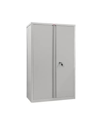 Phoenix SCF Series SCF1491GGK 2 Door 3 Shelves Stationery Cupboard in Grey with Key Lock - Code SCF1491GGK