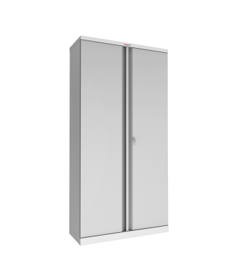 Phoenix SCL Series SCL1891GGK 2 Door 4 Shelf Steel Storage Cupboard in Grey with Key Lock - Code SCL1891GGK