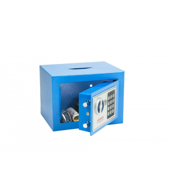 Phoenix Compact Home Office SS0721EBD Blue Security Safe with Electronic Lock & Deposit Slot