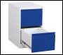 Phoenix FC Series FC1002GBK Filing Cabinet in Blue - Code FC1002GBK