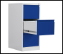 Phoenix FC Series FC1003GBK Filing Cabinet in Blue - Code FC1003GBK