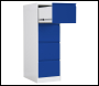 Phoenix FC Series FC1004GBK Filing Cabinet in Blue - Code FC1004GBK