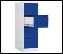 Phoenix FC Series FC1004GBK Filing Cabinet in Blue - Code FC1004GBK