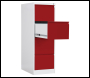 Phoenix FC Series FC1004GRK Filing Cabinet in Red - Code FC1004GRK