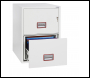 Phoenix World Class Vertical Fire File FS2252K 2 Drawer Filing Cabinet with Key Lock