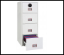 Phoenix World Class Vertical Fire File FS2254F 4 Drawer Filing Cabinet with Fingerprint Lock