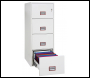 Phoenix World Class Vertical Fire File FS2254K 4 Drawer Filing Cabinet with Key Lock