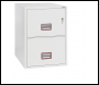 Phoenix World Class Vertical Fire File FS2262K 2 Drawer Filing Cabinet with Key Lock