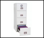 Phoenix World Class Vertical Fire File FS2264E 4 Drawer Filing Cabinet with Electronic Lock