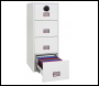 Phoenix World Class Vertical Fire File FS2264F 4 Drawer Filing Cabinet with Fingerprint Lock