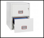 Phoenix World Class Vertical Fire File FS2272K 2 Drawer Filing Cabinet with Key Lock