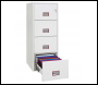 Phoenix World Class Vertical Fire File FS2274K 4 Drawer Filing Cabinet with Key Lock