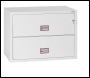 Phoenix World Class Lateral Fire File FS2412K 2 Drawer Filing Cabinet with Key Lock