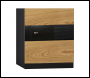 Phoenix Next LS7001FO Luxury Safe Size 1 in Oak with Fingerprint Lock