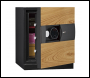 Phoenix Next LS7001FO Luxury Safe Size 1 in Oak with Fingerprint Lock