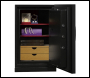 Phoenix Next LS7002FB Luxury Safe Size 2 in Black with Fingerprint Lock