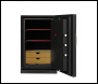 Phoenix Next LS7002FB Luxury Safe Size 2 in Black with Fingerprint Lock