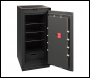 Phoenix Palladium LS8002EFO Luxury Fire Safe Size 1 Oak Wood Door with Touch Panel Keypad & Fingerprint Lock