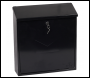 Phoenix Casa Top Loading Letter Box MB0111KB in Black with Key Lock