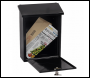 Phoenix Villa Top Loading Letter Box MB0114KB in Black with Key Lock