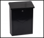 Phoenix Villa Top Loading Letter Box MB0114KB in Black with Key Lock